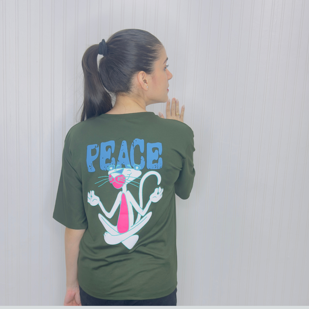 P.E.A.C.E Oversized Tee