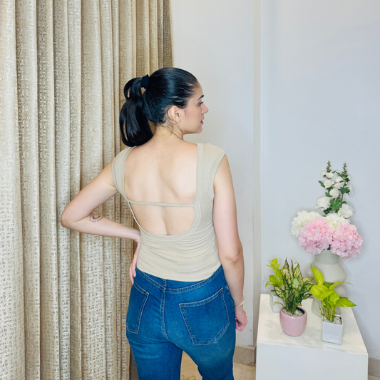 Seamless Support Backless Tank Top