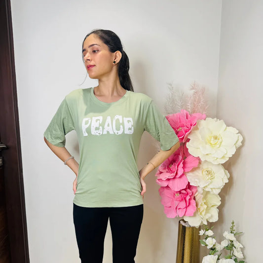 P.E.A.C.E Oversized Tee