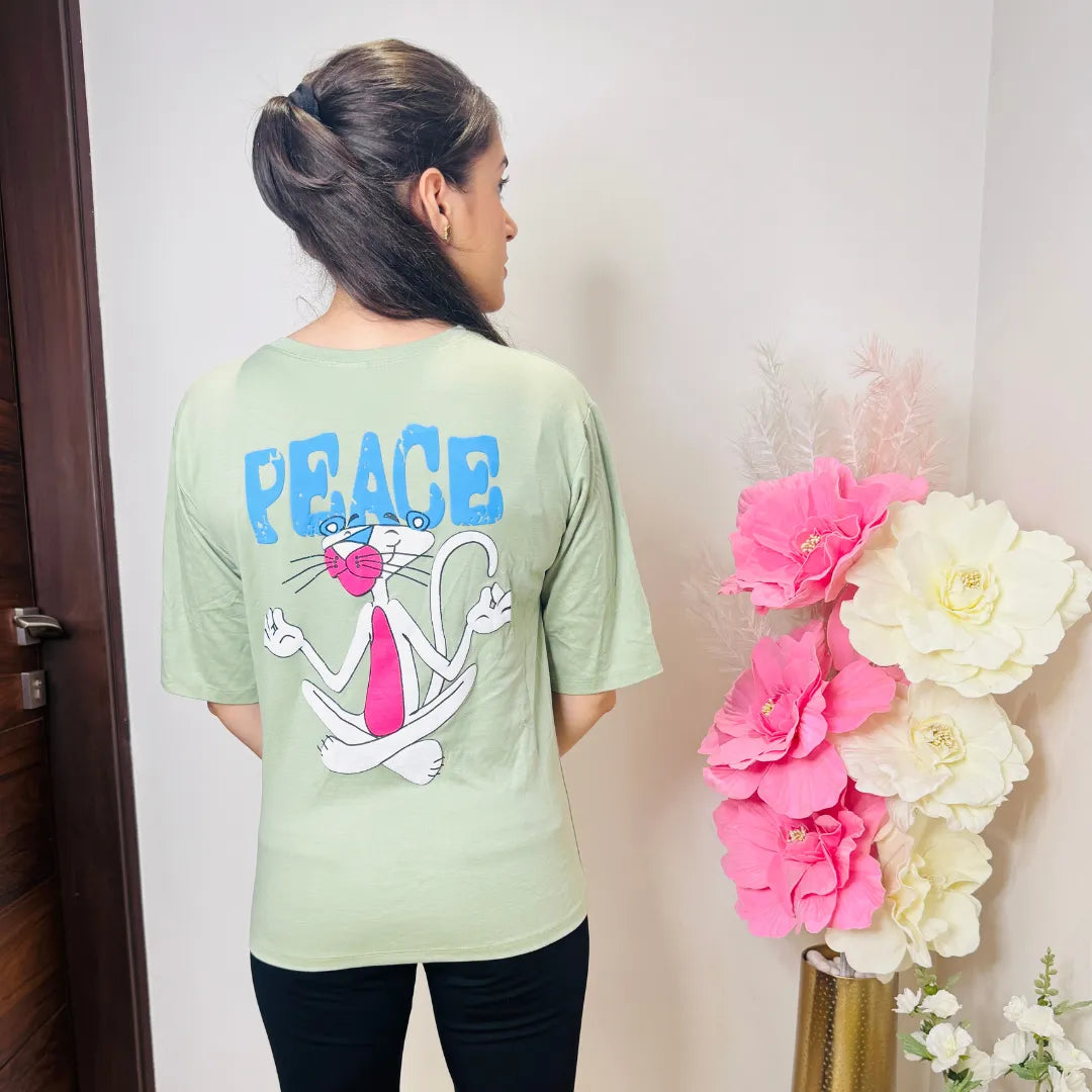 P.E.A.C.E Oversized Tee