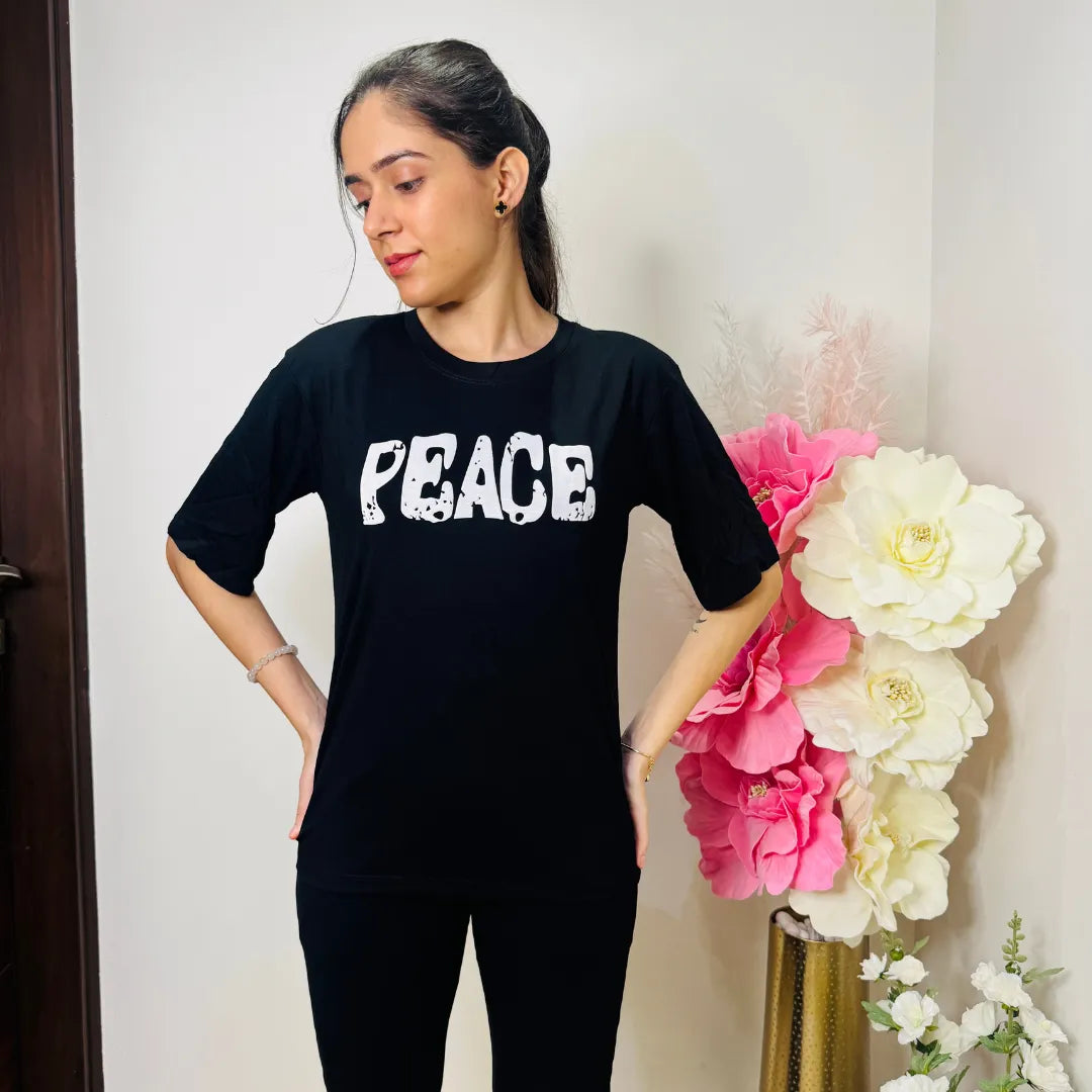 P.E.A.C.E Oversized Tee