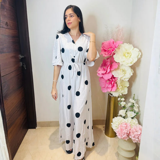 Polka play Jumpsuit Dress