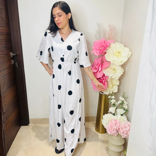 Polka play Jumpsuit Dress