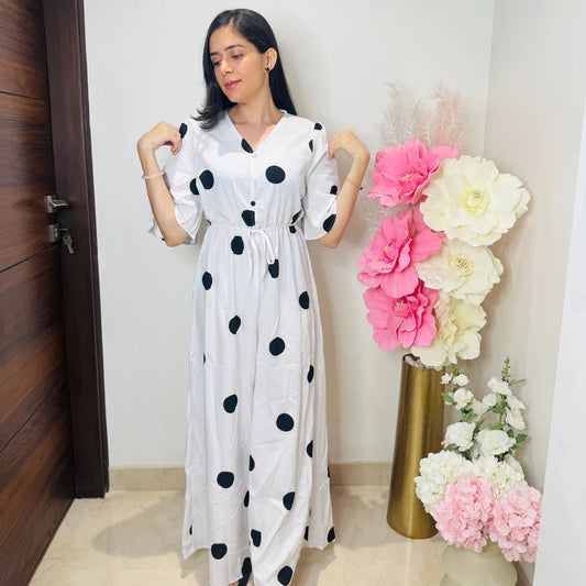 Polka play Jumpsuit Dress