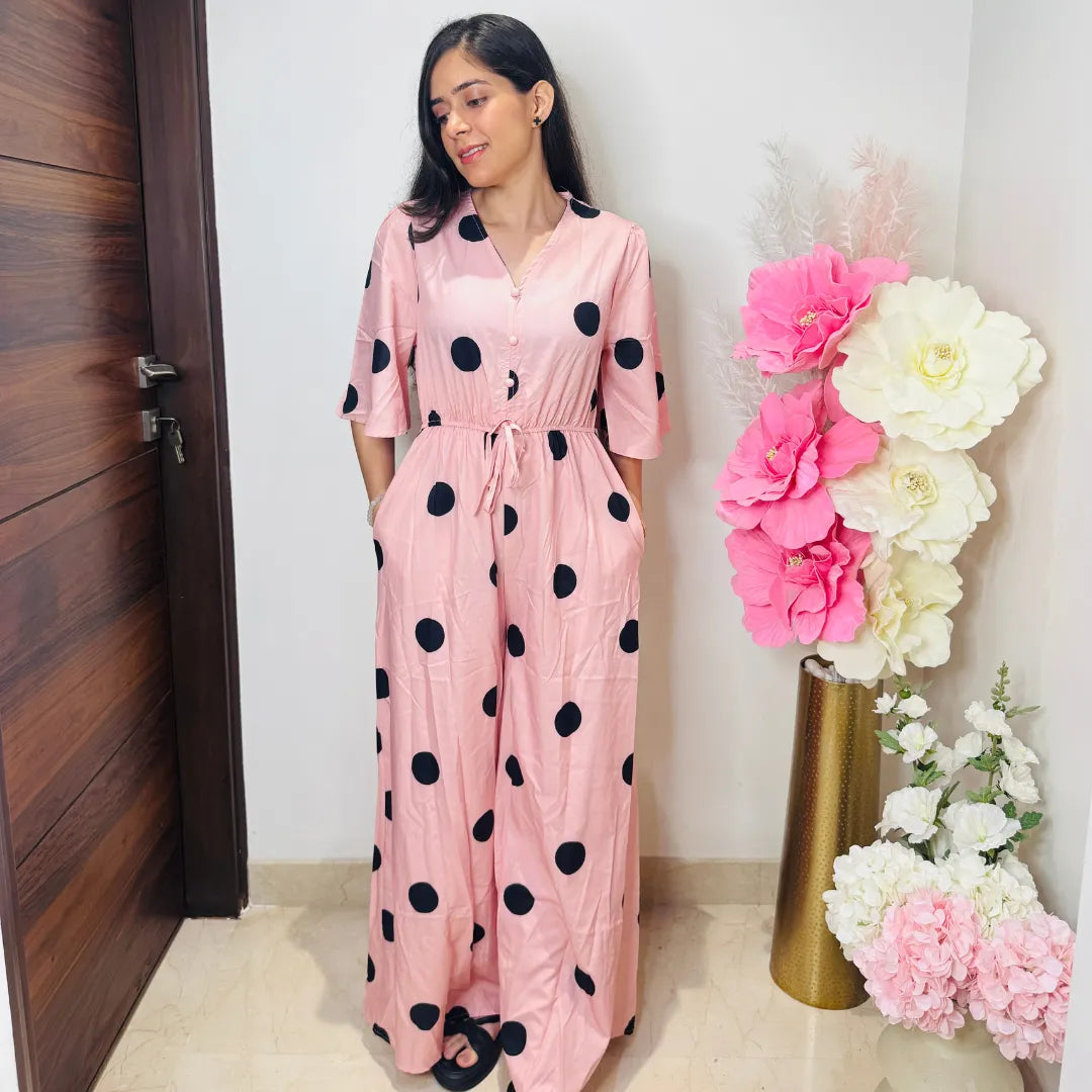 Polka play Jumpsuit Dress