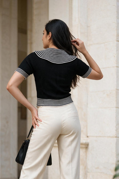 Stripe Knitted Top
