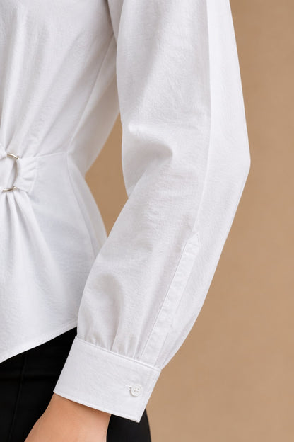 Structured Wrap Shirt