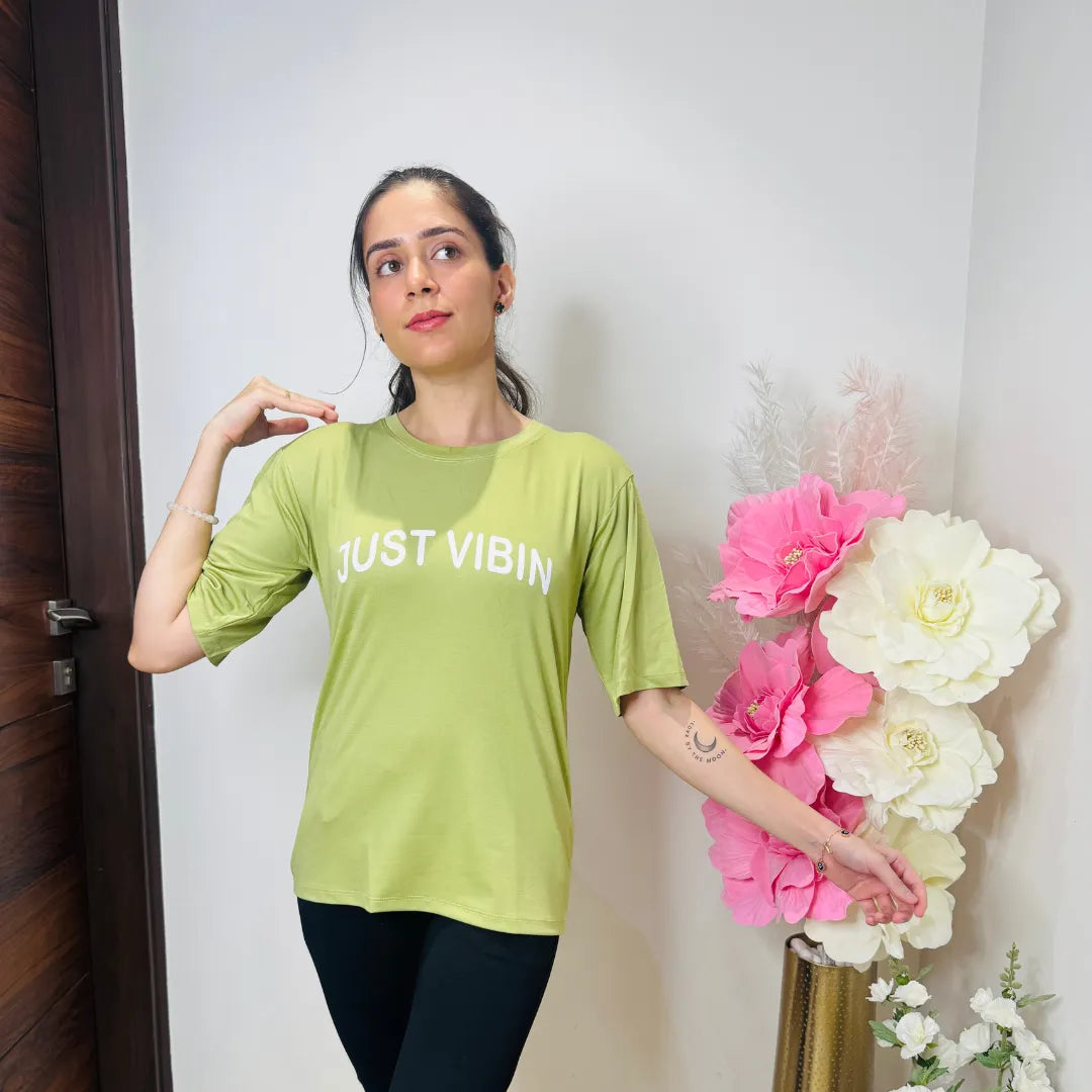 Just Vibin Oversized Tee