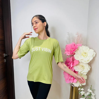 Just Vibin Oversized Tee