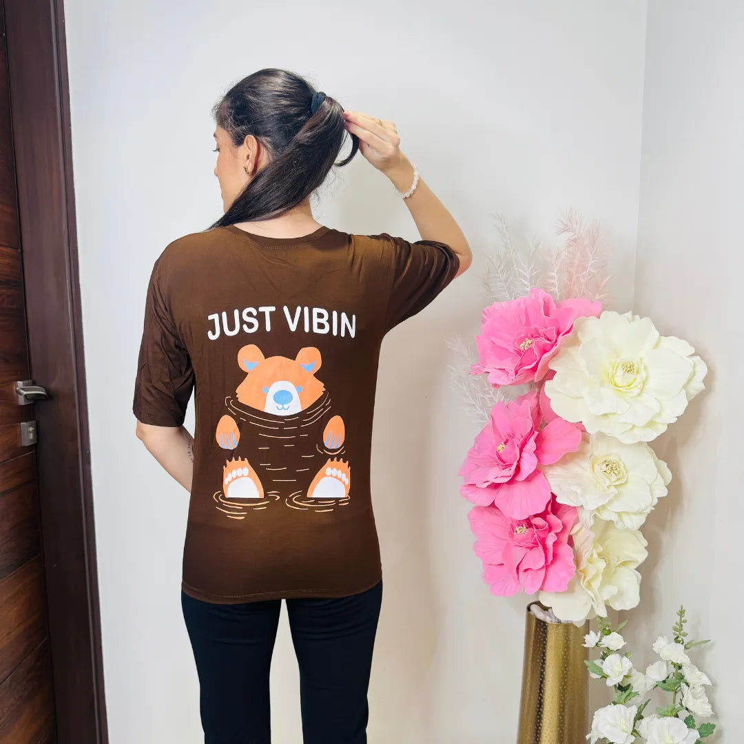 Just Vibin Oversized Tee