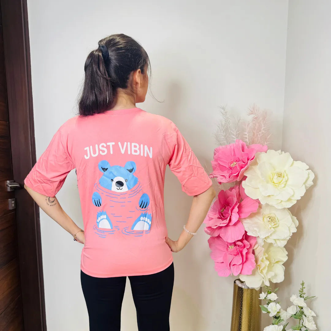 Just Vibin Oversized Tee