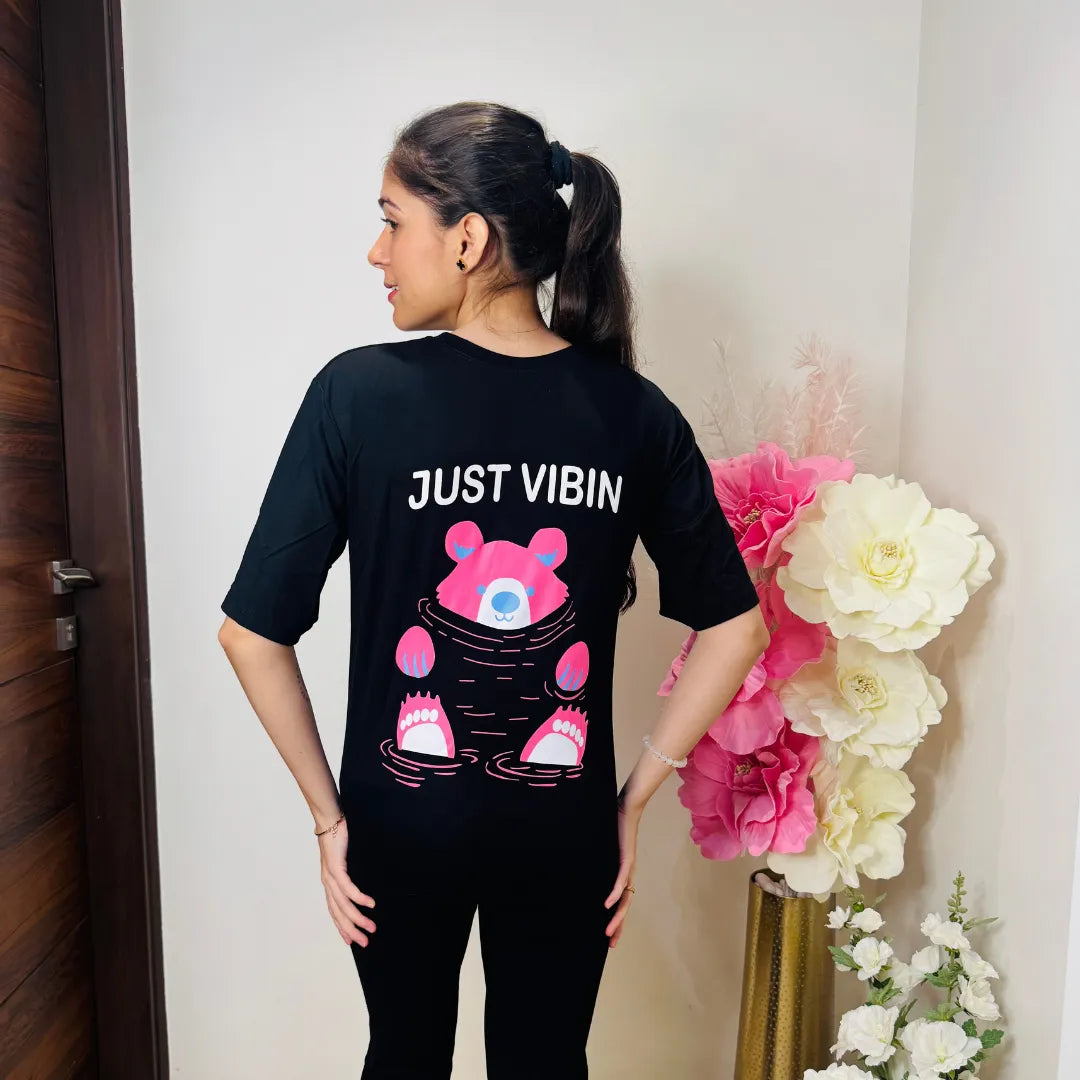 Just Vibin Oversized Tee